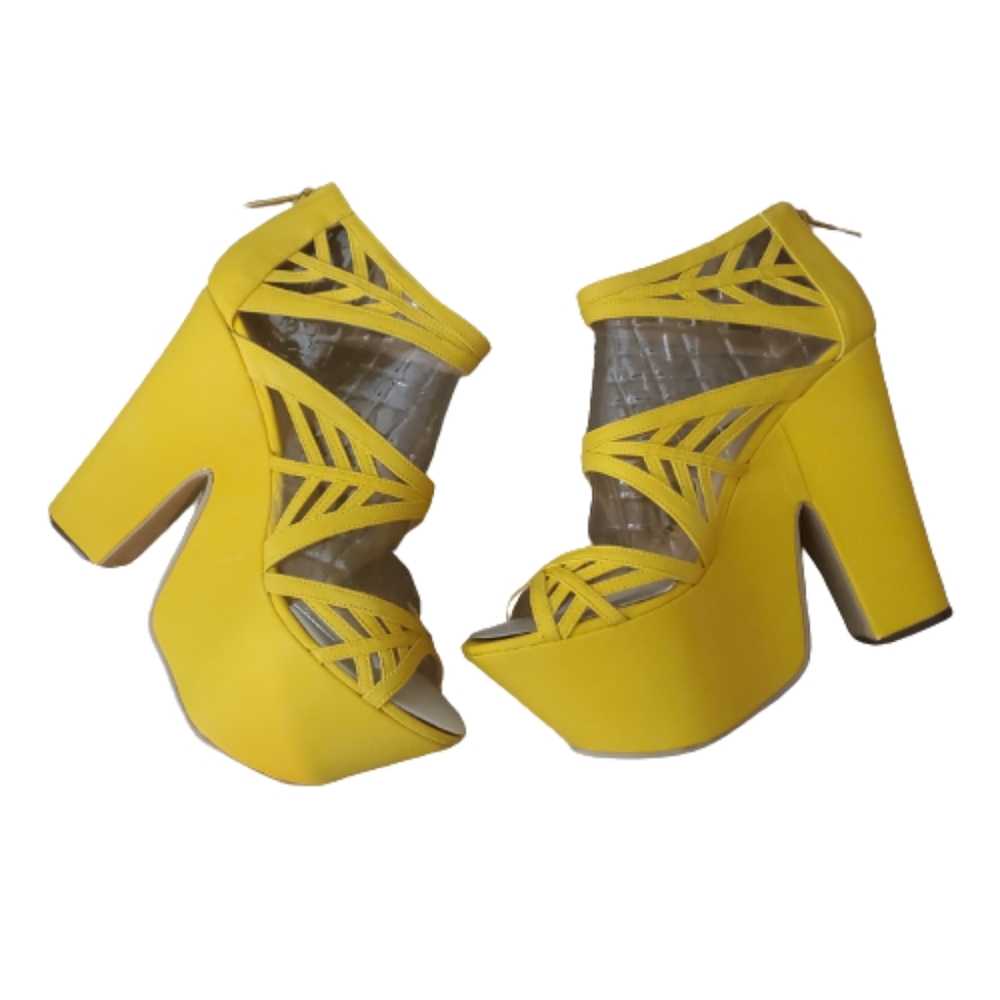 Michael Antonio Gallista Platform Heels Yellow